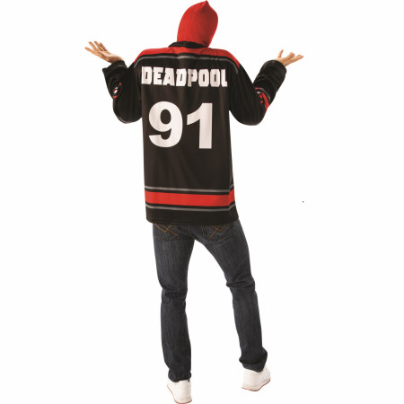Deadpool Hockey Jersey and Mask